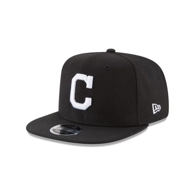 Cleveland Indians Gorra | New Era MLB High Crown 9fifty Snapback Cap Mexico - Negros